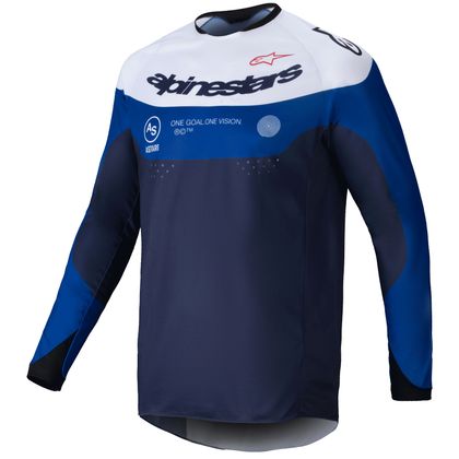 Maillot cross Alpinestars PRO-DURA 2025 - Bleu / Blanc