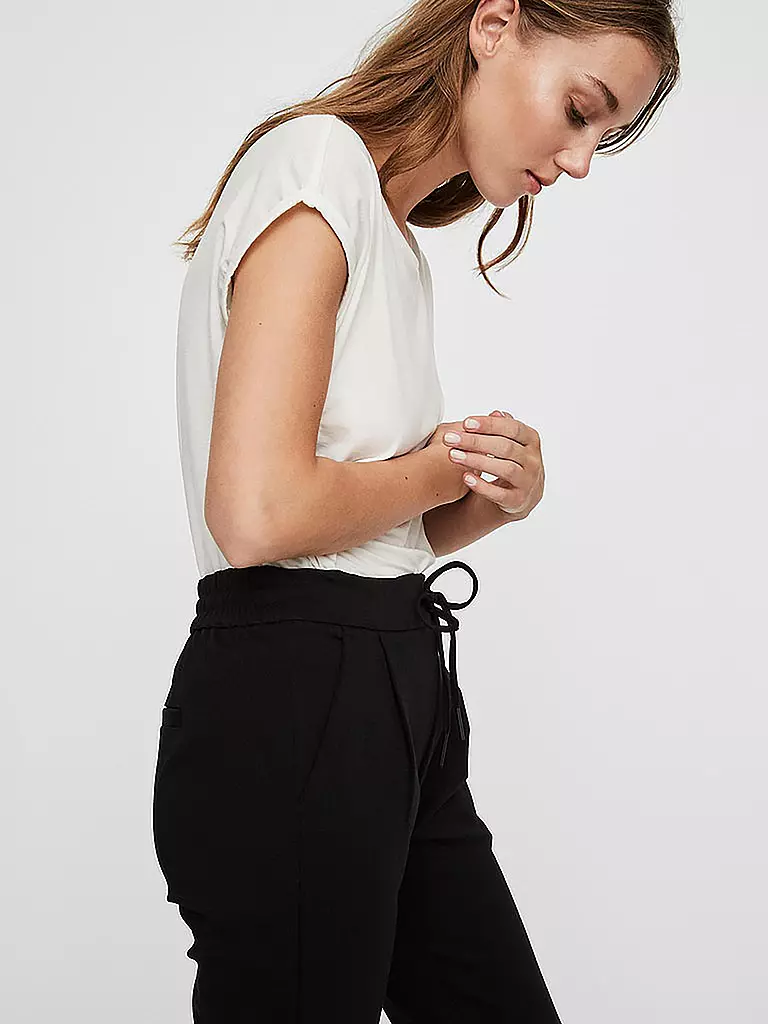 VERO MODA Jogginghose Loose Fit VMEVA schwarz