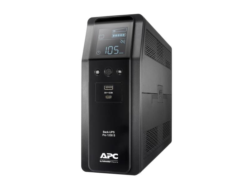 APC USV BR1200SI 1200 VA / 720 W Back UPS Pro BR 1200 VA, Sinewave, 8 Ausgänge, AVR, LCD-Schnittstelle