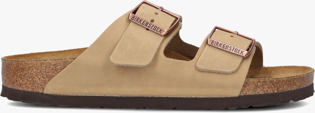 BIRKENSTOCK taupe birkenstock slippers arizona dames