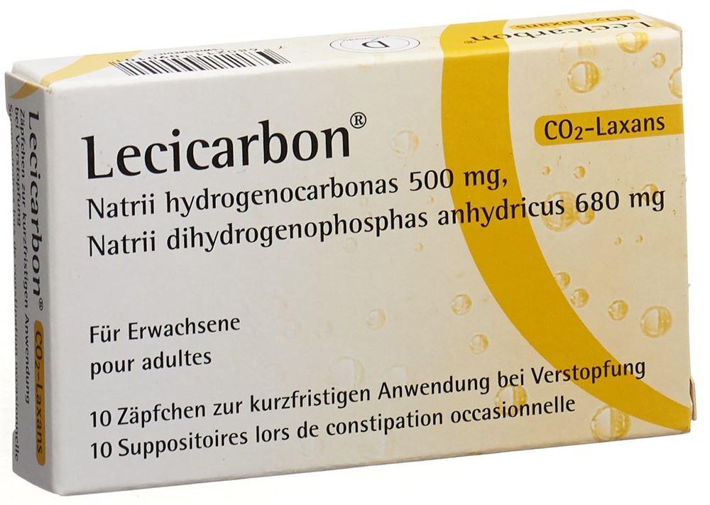 LECICARBON Supp Erw 10 Stk<br>10 Stück, Zäpfchen