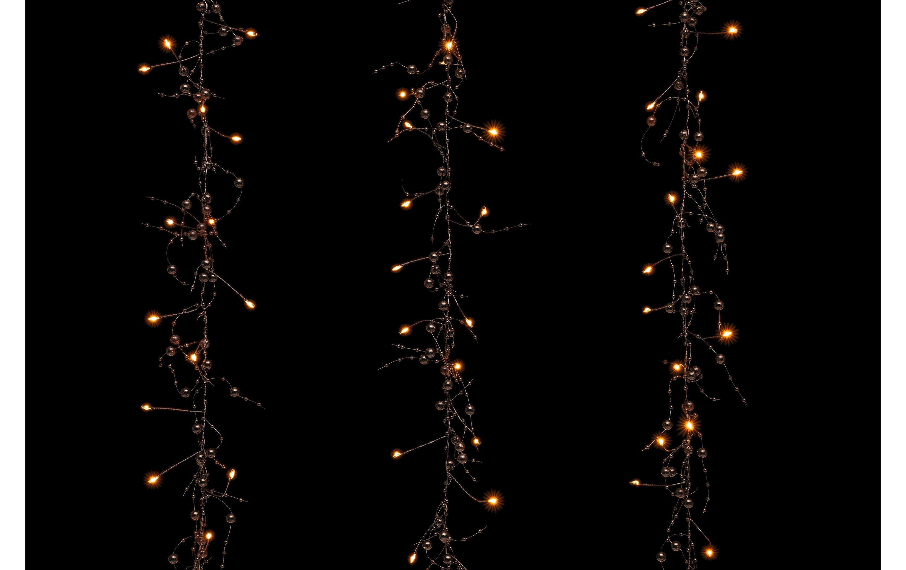 LED-Lichtervorhang Angel, 900 LEDs, 2.2 x 2 m, Schwarz<br>Lichtervorhang