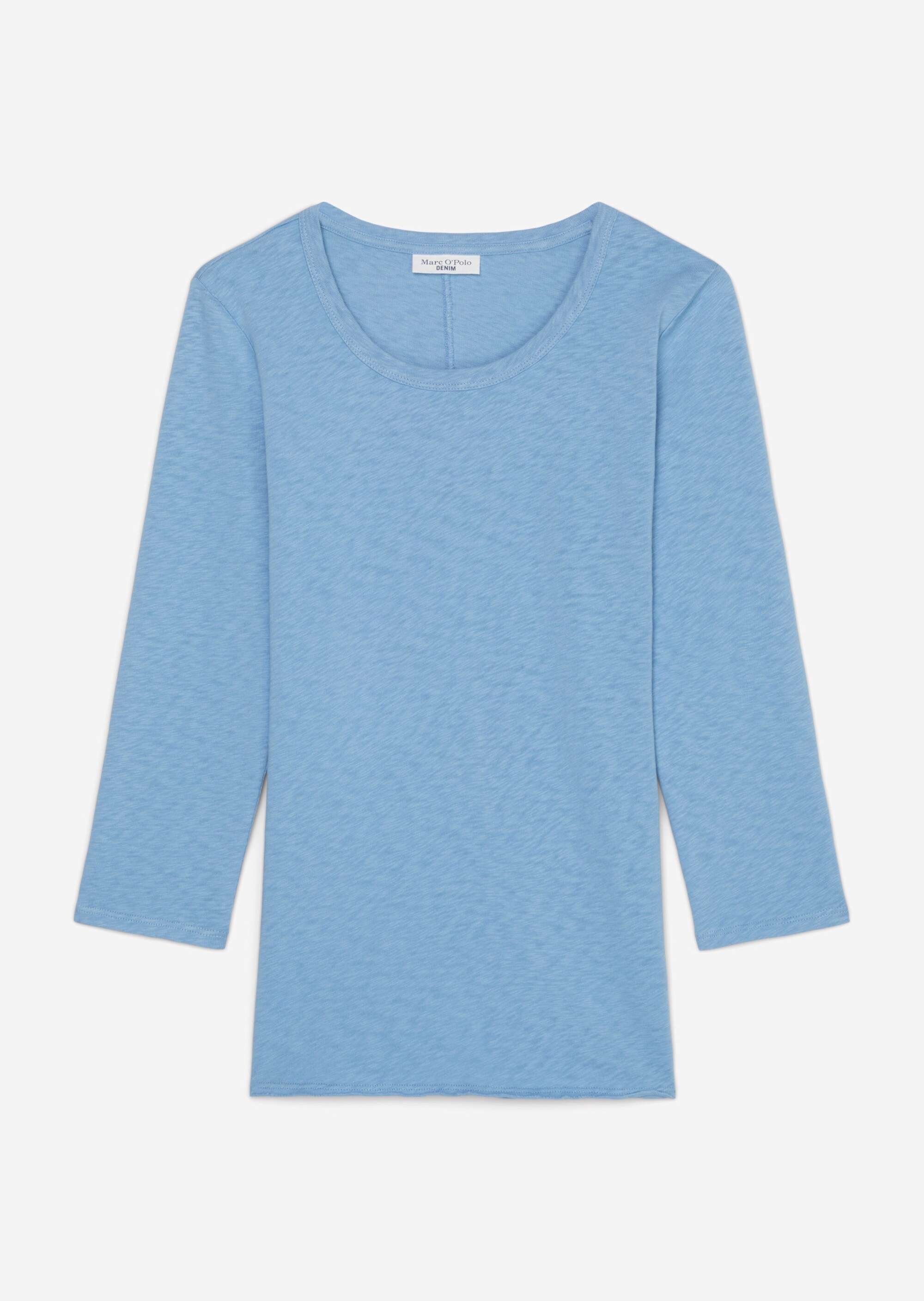 T-Shirt slim aus Slub-Jersey
