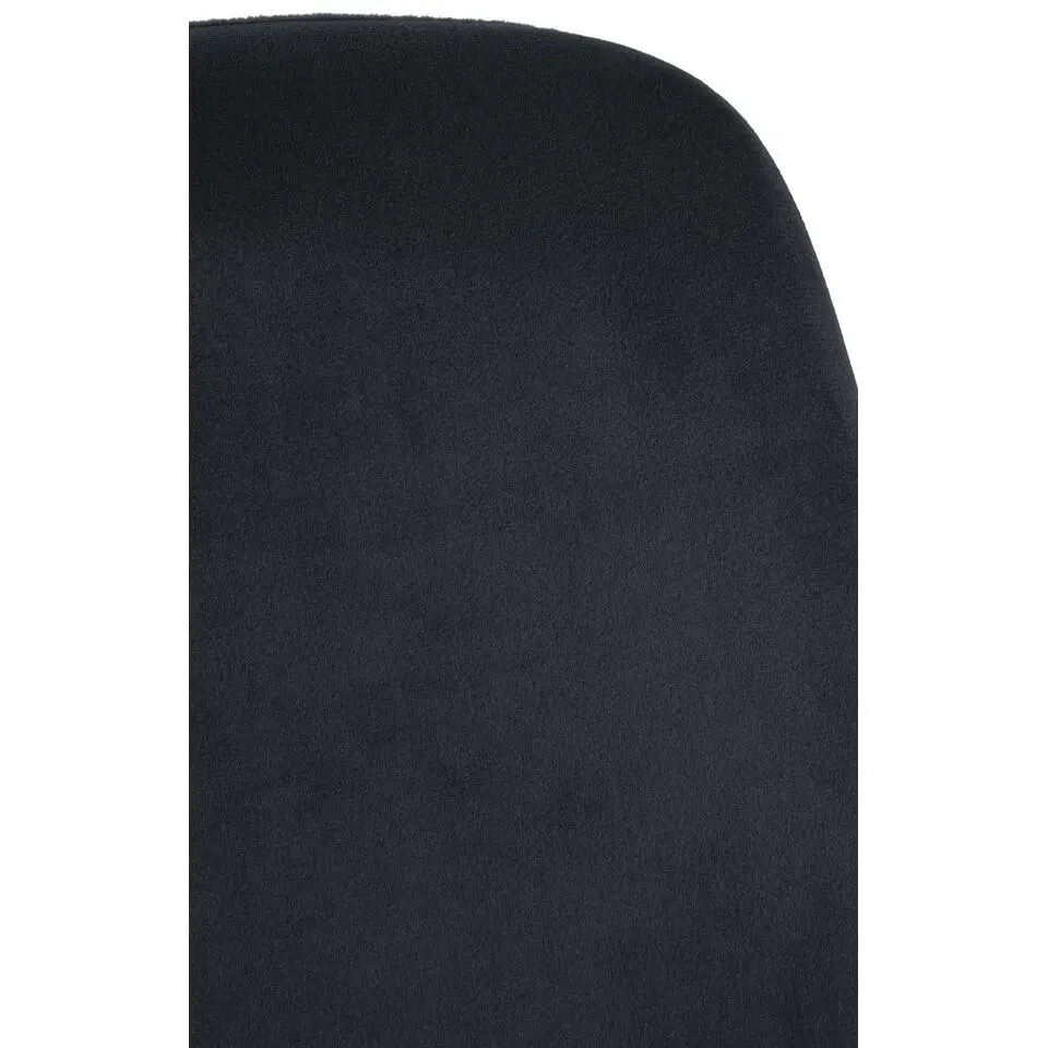 CLP Eetkamerstoel Victoria zwart Frame - Fluweel - zwart