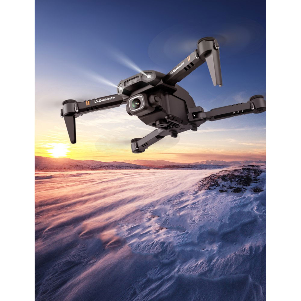 WiFi Faltbare RC Quadrocopter GPS Drohne 180° Kamera Video Live-Übertragung   Fernbedienung - Schwarz