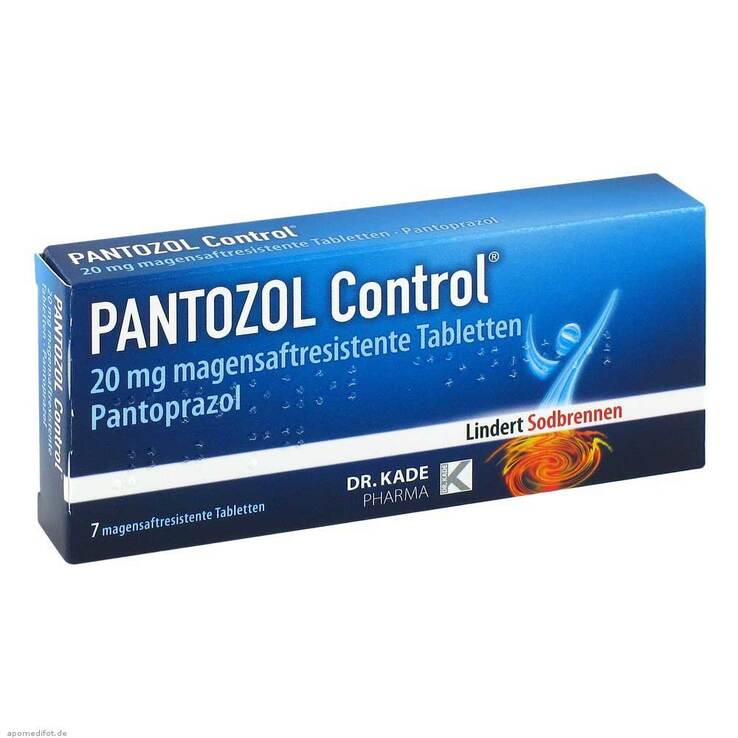 Pantozol Control 20 mg magensaftresistent Tabletten, 7 St