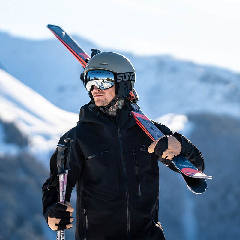 Cyclone Long 3L Jacket Herre Black