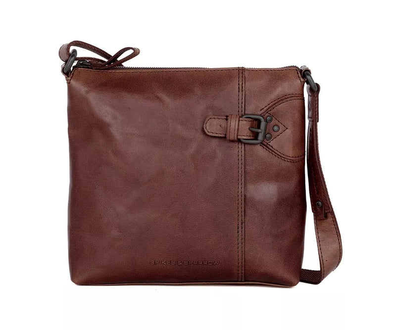 Spikes & Sparrow Bronco Serina Crossbodybag Dark Brown