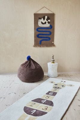 OYOY Giraffe Hopscotch Leketeppe, Yellow