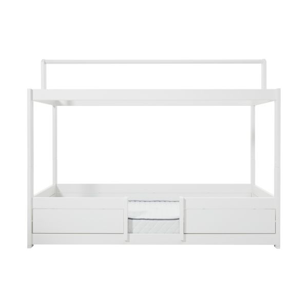 LIFETIME Kidsrooms 4 in 1 Bedcombinatie Met Dak Wit Gelakt