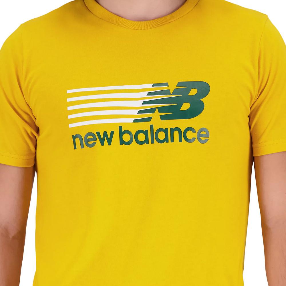 New Balance T-shirt Jaune Homme New Balance Core