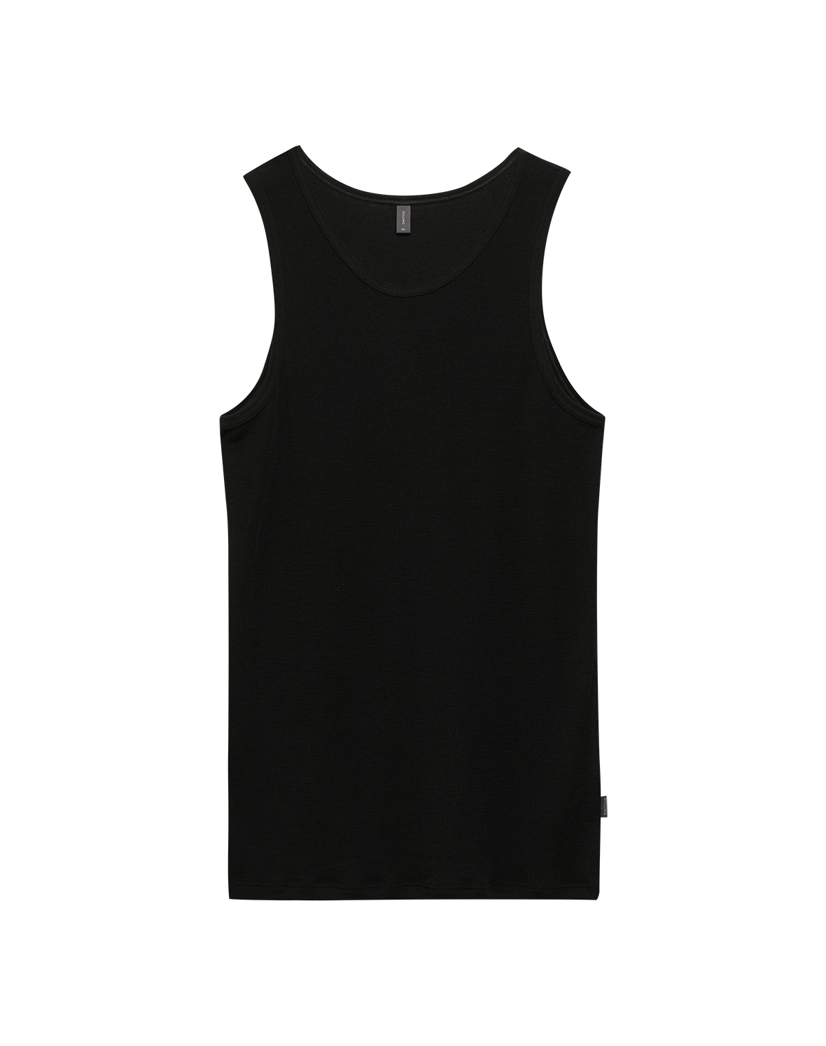 Plus size tanktop van merinowol voor heren