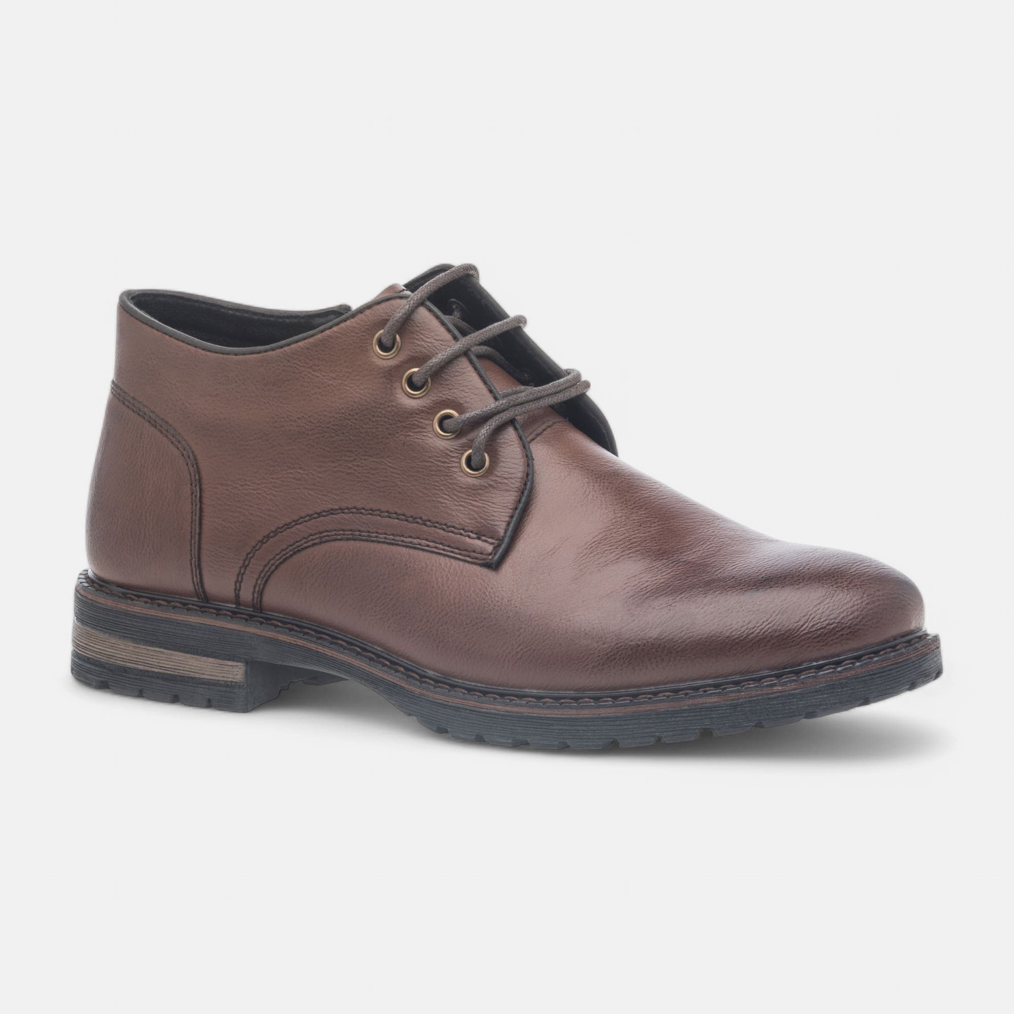 Bottines pieds sensibles Homme marron
