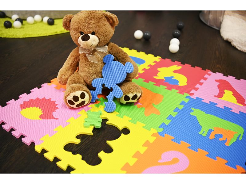 Knorrtoys Puzzlematte Tiere 9-teilig Mehrfarbige Spielmatte