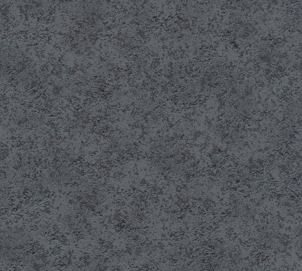 Vliestapete GREYVOLUTION - Betonoptik - schwarz - 10 Meter