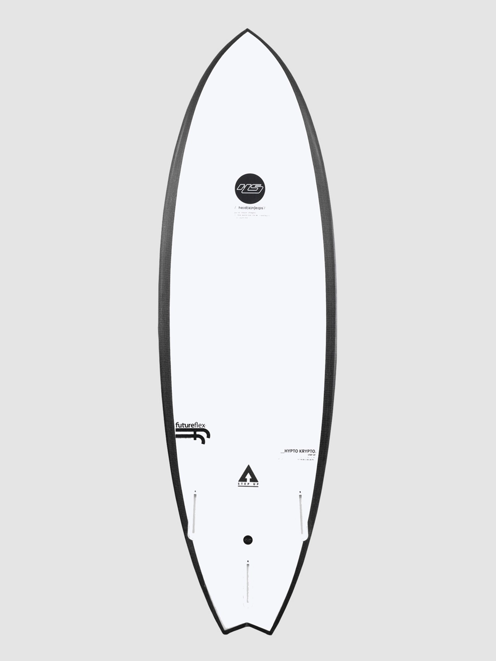 Haydenshapes HyptoKrypto StepUp FutureFlexFutures Surfboa black circle branding