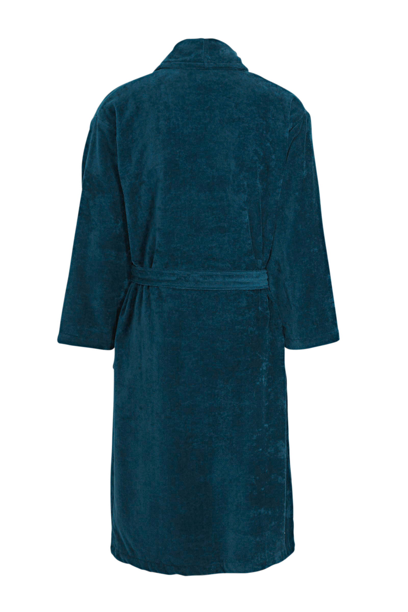 Vandyck badstof badjas Prestige donkerblauw