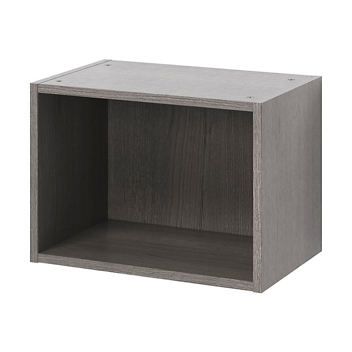 Caisson haut de cuisine ouvert GoodHome Caraway Gris H. 36 cm x l. 50 cm
