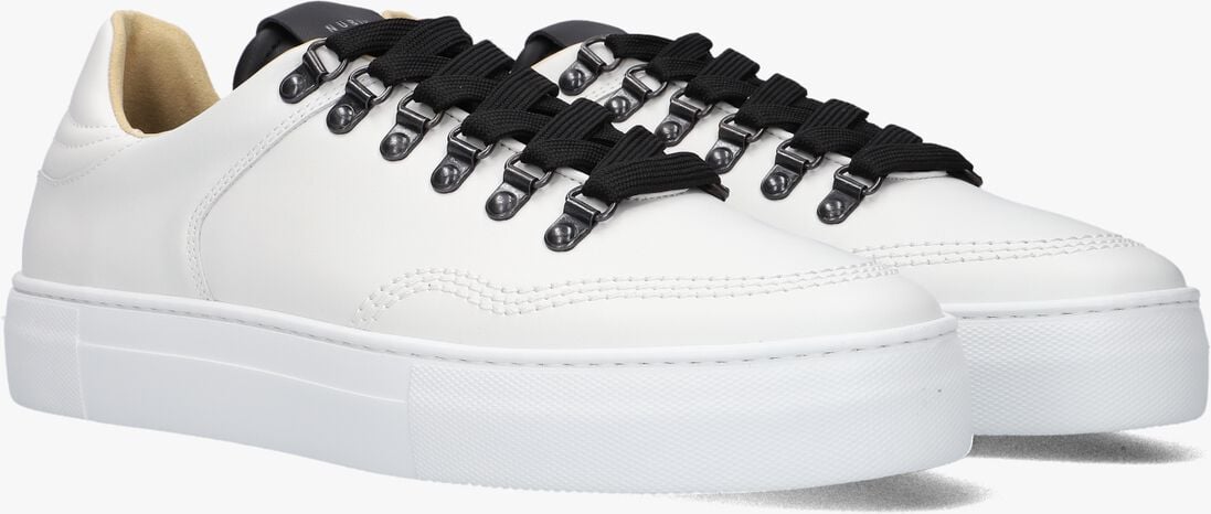 witte nubikk lage sneakers jagger roman