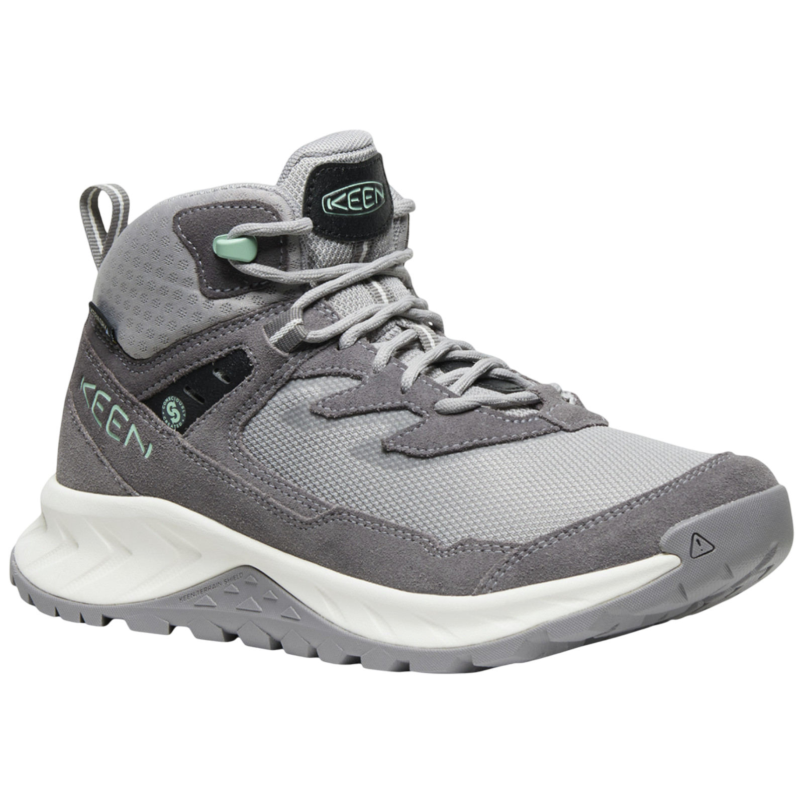 Wanderschuhe W Hightrail Mid Wp alloy/lichen