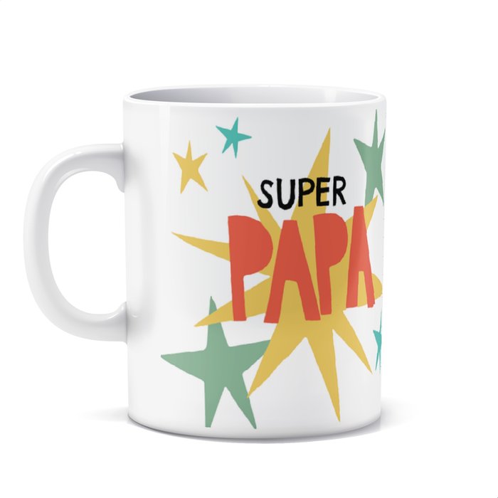 Mok | Super papa | met eigen foto en tekst