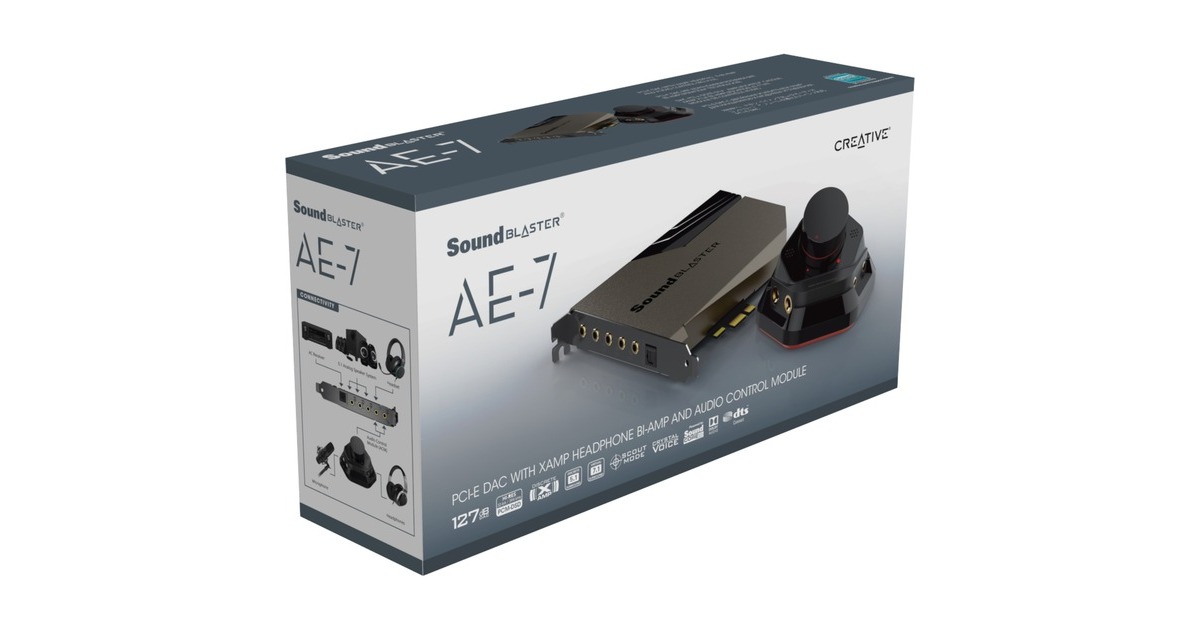 CreativeSound Blaster AE-7 geluidskaart  (Zwart)