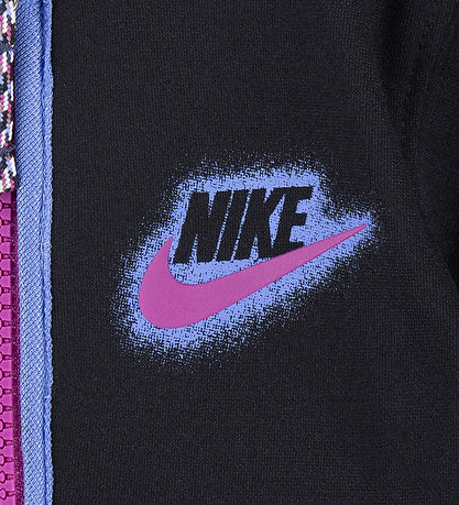 Nike Trainingsanzug - Cardigan/Hosen - Schwarz/Lila
