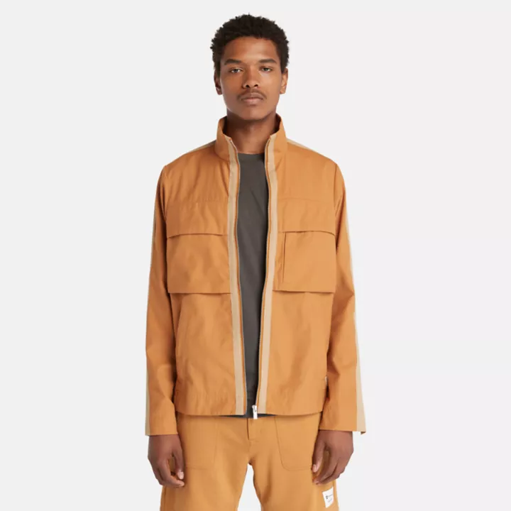Blouson Timberland x Icebreaker en mérinos et coton pour homme en Orange