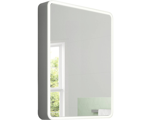 Focco Mia spiegelkast 60 x 70 x 11,5 cm grijs mat LED IP 44