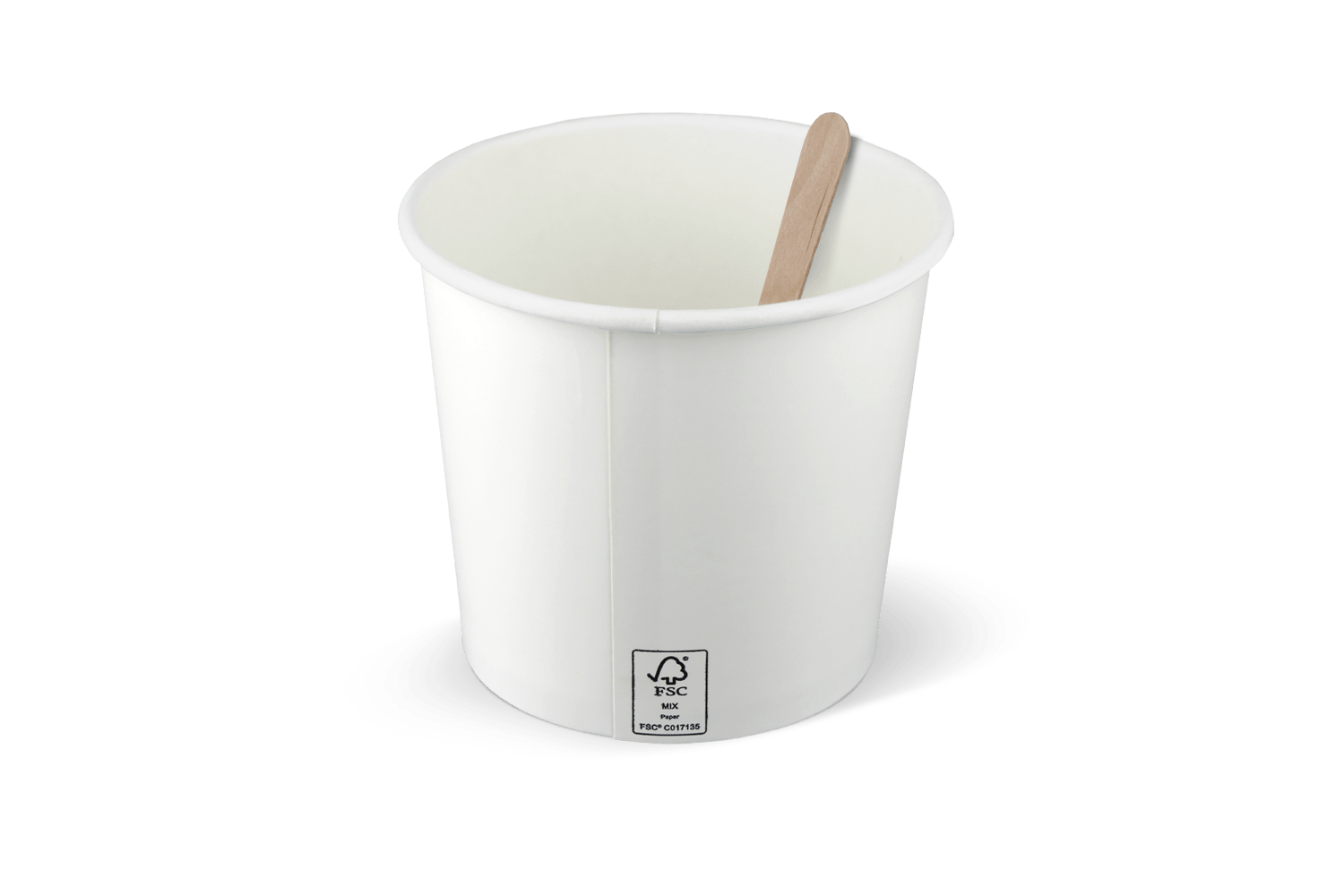 IJsbeker 360ml Ø90mm 12oz FSC®Mix karton wit