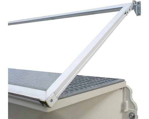 Wolfa lichtkokerafdekking ESG 5 mm voor lichtkoker 101x43 cm (afmetingen afdekking 110x54 cm) incl. montagemateriaal
