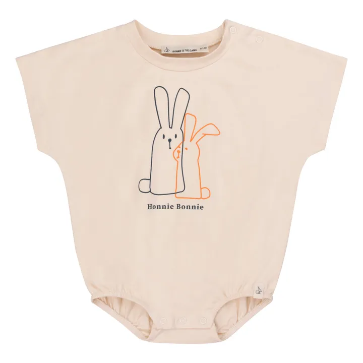 Bonnie & The Gang Barboteuse Marty Coton Bio | Beige rosé