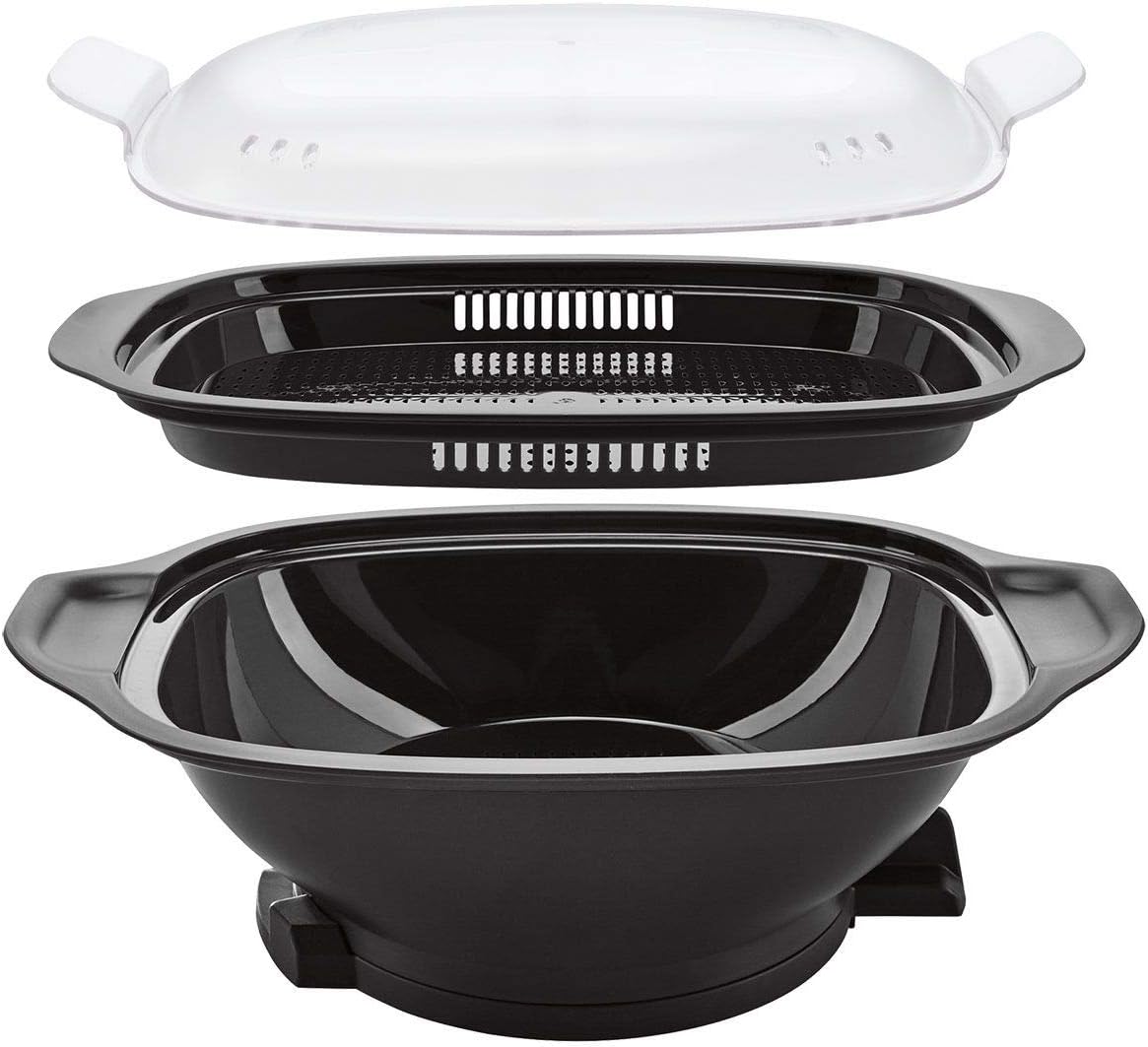 Silvercrest Monsieur Cuisine Edition Plus, multifunktional, waschbar, Schwarz/silberfarben