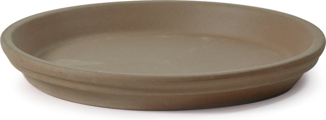 Mega Collections plantenschotel Mokka bruin D 21 H 3 cm