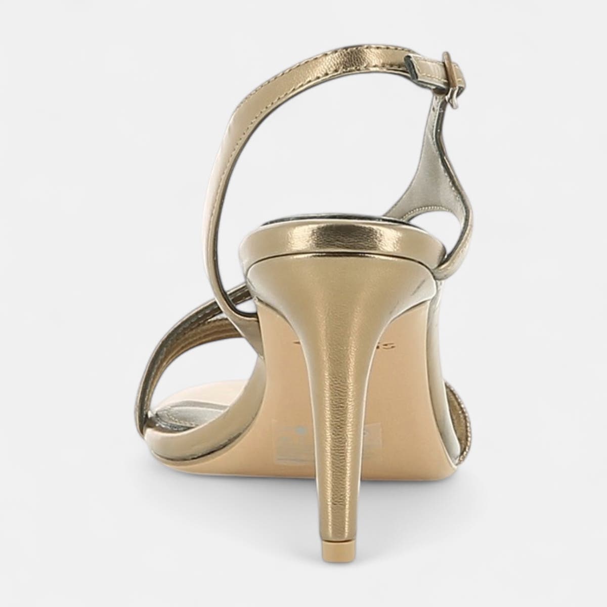 Nu-pieds à talon Femme bronze