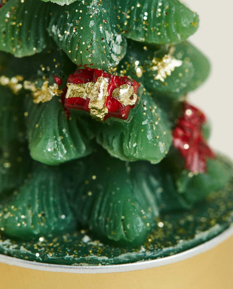 PACOTE DE VELAS DE ÁRVORE DE NATAL (PACOTE COM 6)