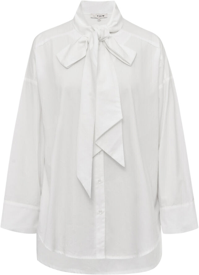 A-VIEW Bow shirt White