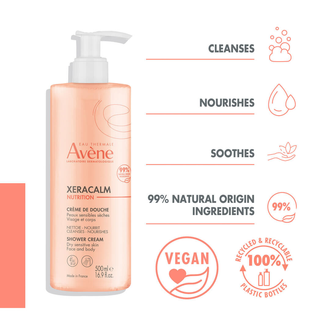 AVENE  Xeracalm Nutrition Creme de Duche - 500ml