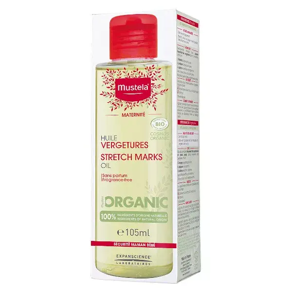 Mustela Maternité Huile Vergetures Bio 105ml