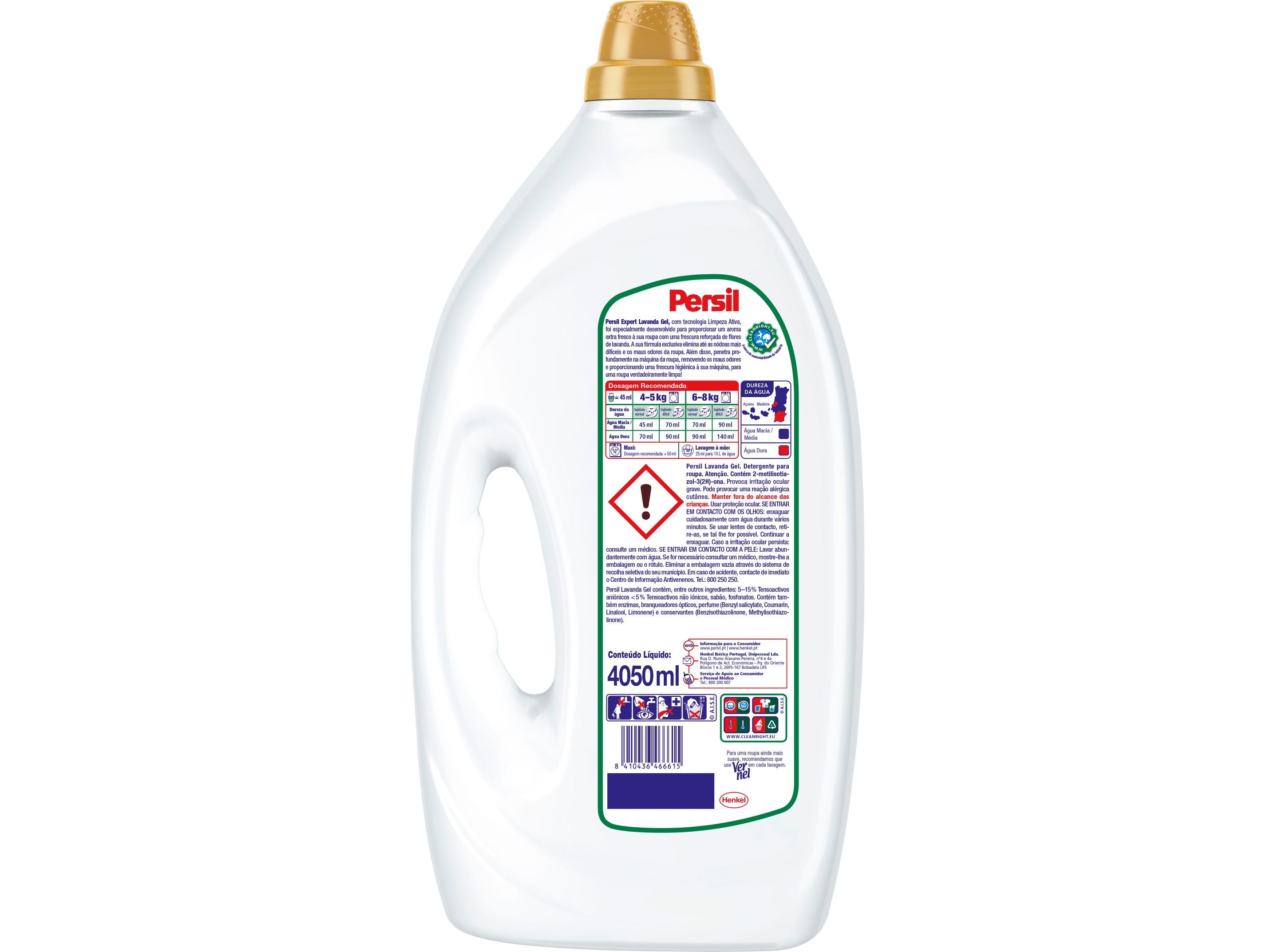 DETERGENTE ROUPA MÁQUINA LIQUÍDO PERSIL EXPERT LAVANDA GEL 90D