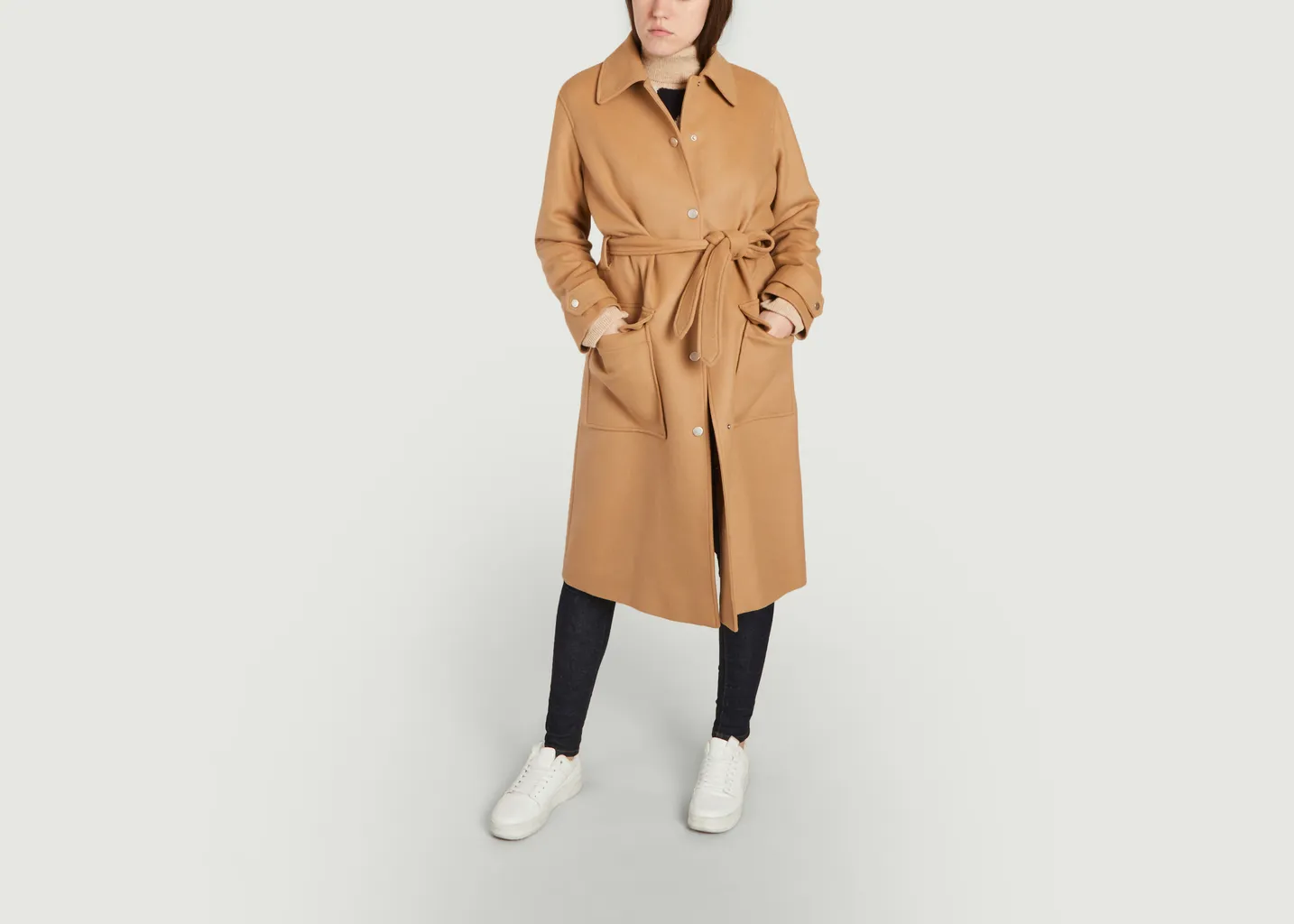 Manteau Angelita en laine mélangé A.P.C.
