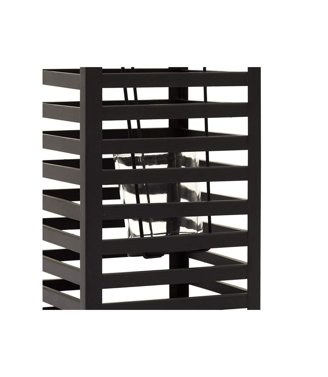 Paris Prix - Lanterne Design En Métal girona 24cm Noir
