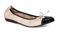 Ballerina A-6134 beige sort Offwhite