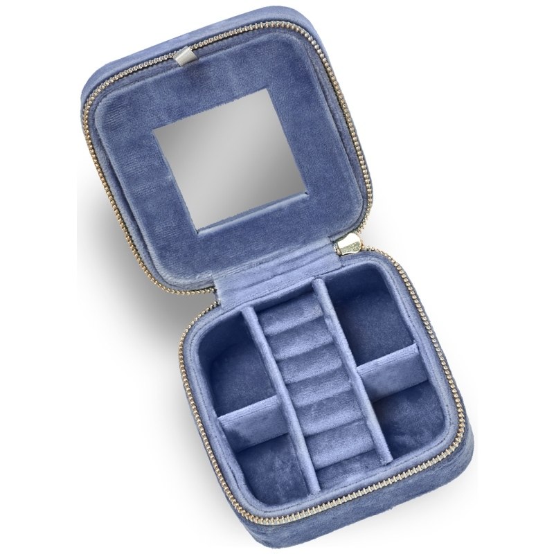 Gillian Jones Jewellery Box Velour S - Blue 11067