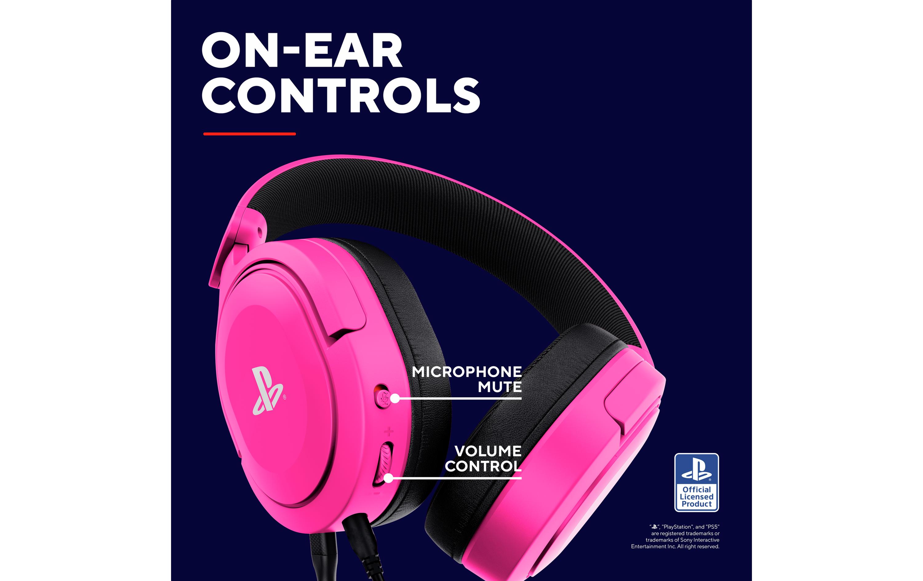 Headset GXT498P Forta Pink/SchwarzGaming-Headset für die Playstation 5