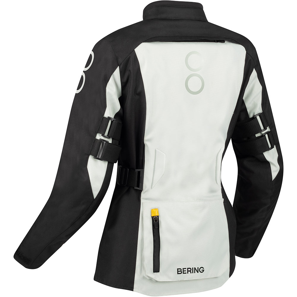 Bering - Veste femme Lady Zephyr Noir / Gris Clair / Jaune