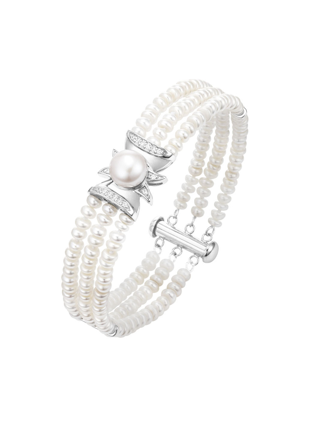 Armband mit Süßwasser-Zuchtperlen