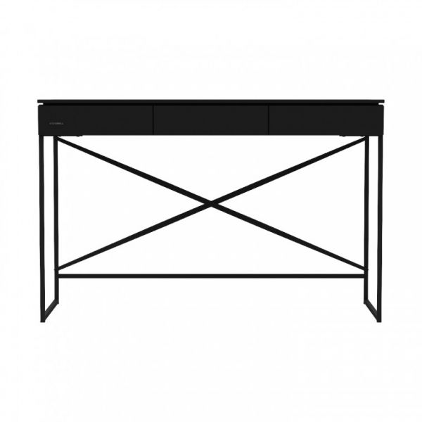 Kidsmill Modular 2 Kinderkamer Zwart | Bedbank 90 x 200 cm   Bureau   Kast 3-Deurs