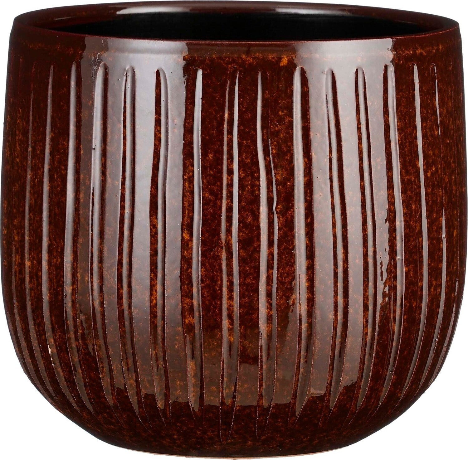 Mica Decorations bloempot Pablo bruin D 21 H 19 cm