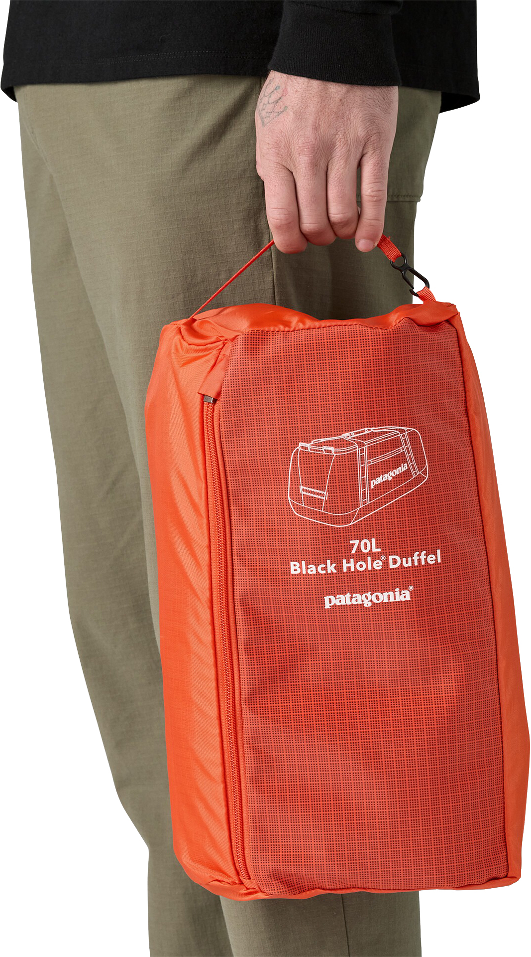 Black Hole Duffel 70L Pollinator Orange